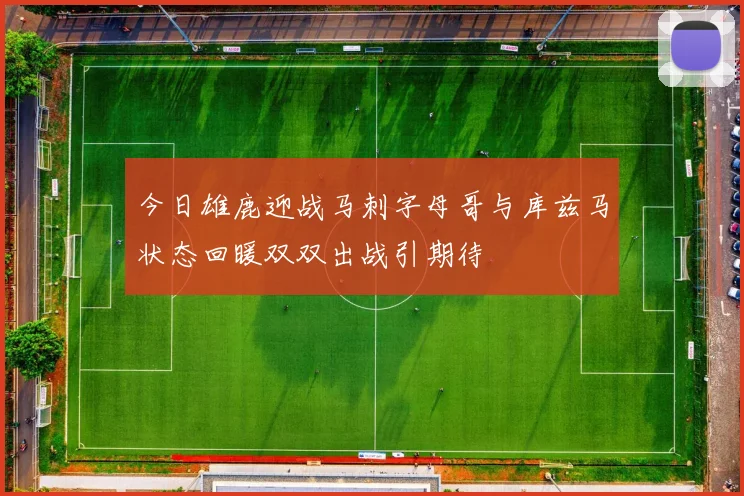 今日雄鹿迎战马刺字母哥与库兹马状态回暖双双出战引期待